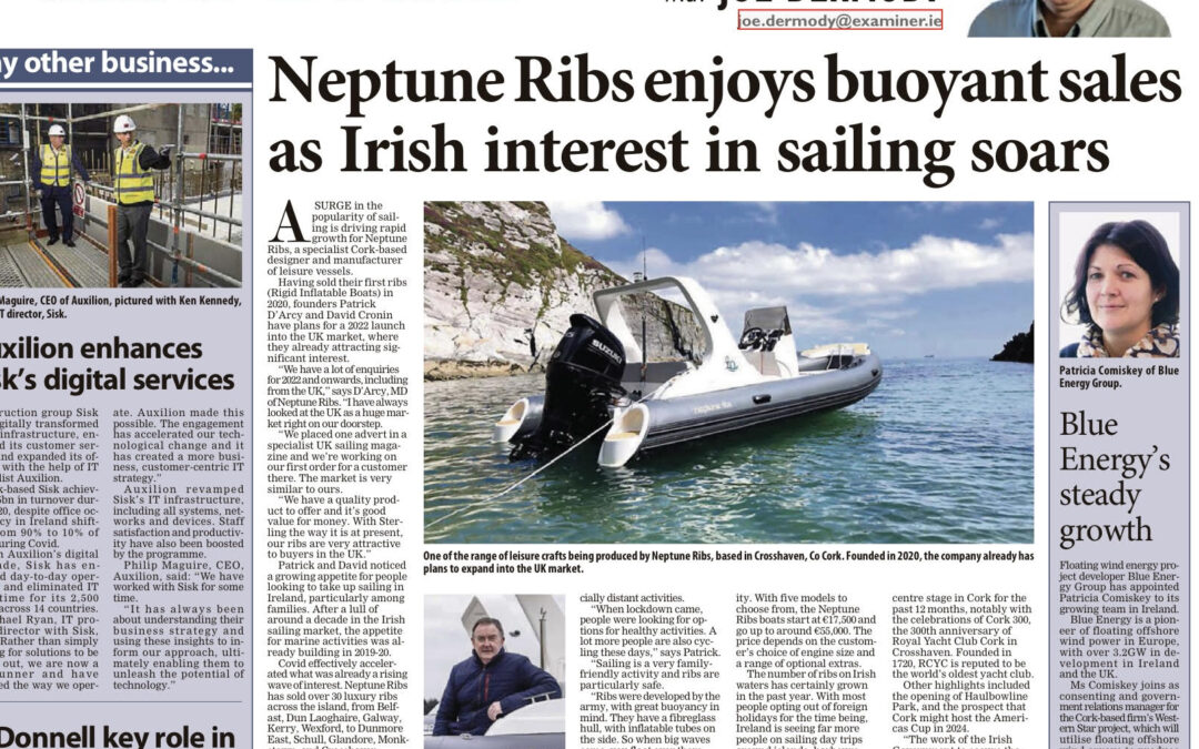 Neptune Ribs features in Irish Examiner